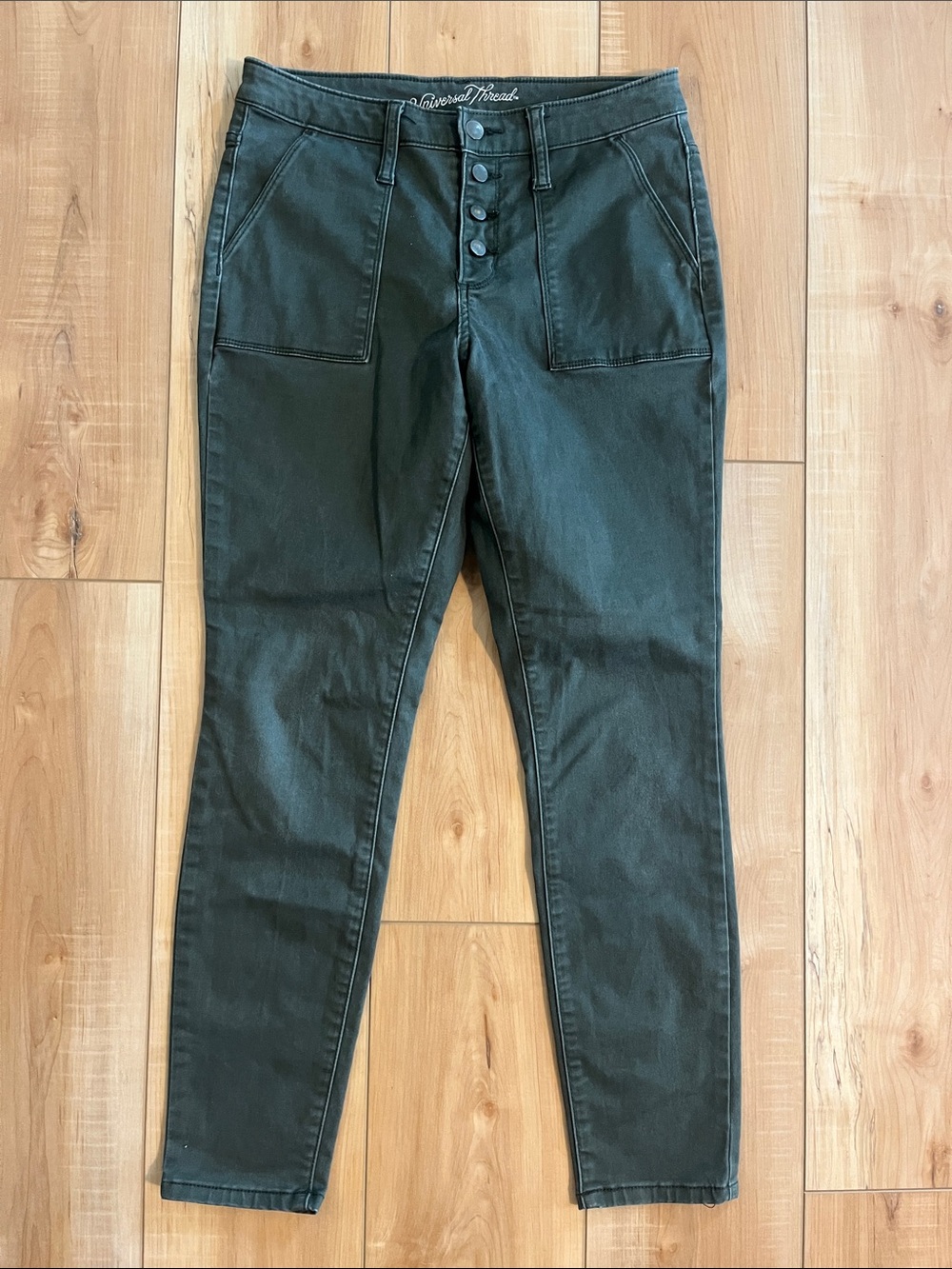 Universal Thread Black High-Rise Skinny Utility Pants